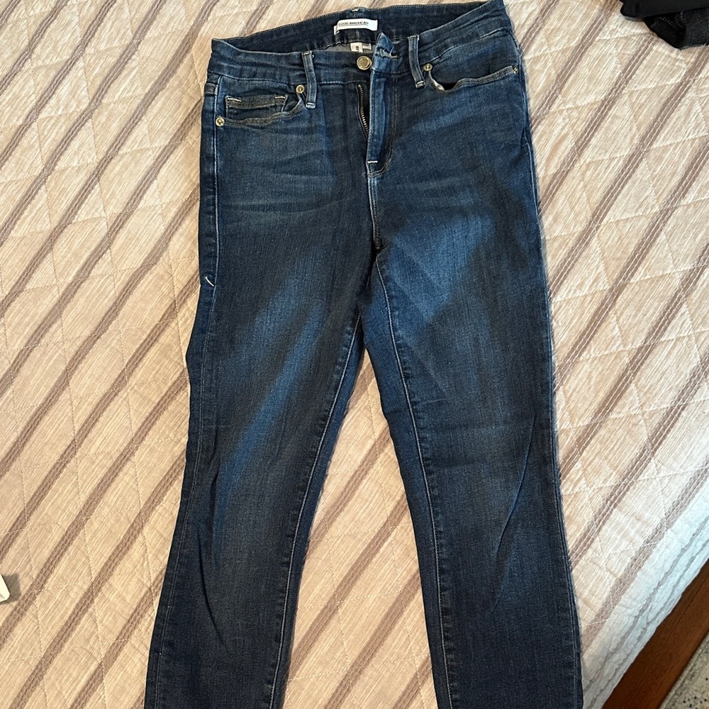 Good American Indigo Skinny Jeans